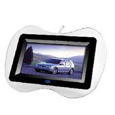 7 inch Apple Shaped Digital Photo Frame with Full Function Play Music & Remote Control
