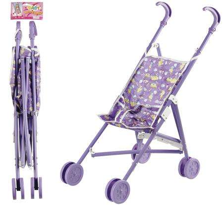 Pink/Purple Doll Stroller
