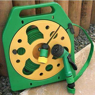50FT Flat Garden Hose Reel