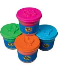 4 Tubs Woolworths Soft Stuff Giltter Dough