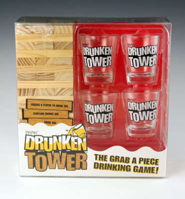 Drunken Tower - The Grab A Piece Drinking Game
