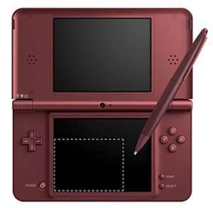Nintendo DS (XL) Burgundy with games