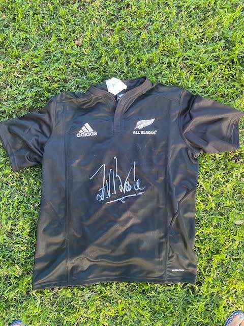 All Black Jersey Signed Zinzan Brook