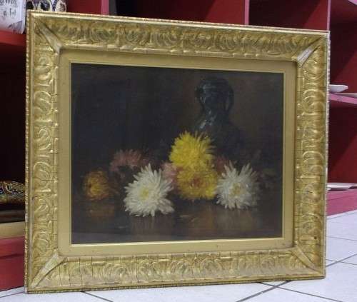 Original William Barr : Oil still life: high value and extremely rare