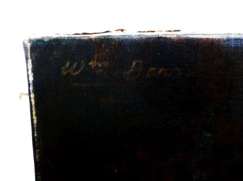 Original William Barr : Oil still life: high value and extremely rare