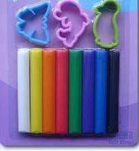 Kids Modelling clay with shape cutters