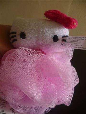Hello Kitty loofah