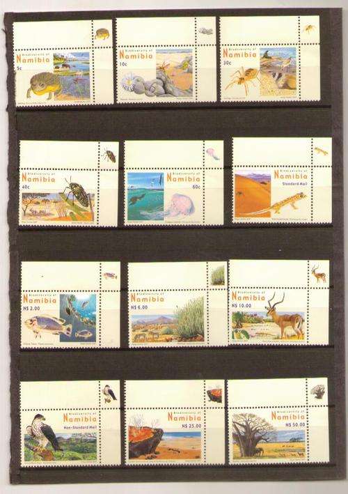 NAMIBIA REPRINT OF 2007 4TH DEF ISSUE BIODIVERSITI MNH