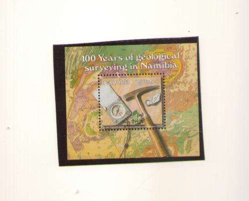 NAMIBIA 2003 100th ANNIVERSARY OF GEOLOGICAL SURVEYING M/S MINT