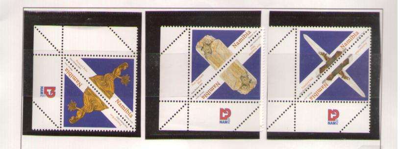 NAMIBIA 2003 HEROES ACRE PAIRS MINT