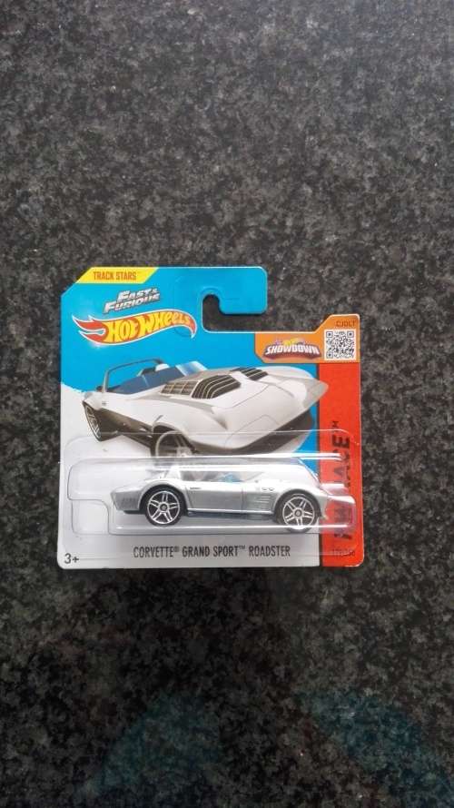 Hotwheels Hot Wheels Diecast Model Car 179/250 Movie Corvette Grand Sport Roadster Fast & Furious