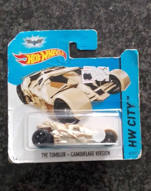 HotWheels Hot Wheels BATMAN THE DARK KNIGHT TRILOGY Batmobile camouflage tumbler