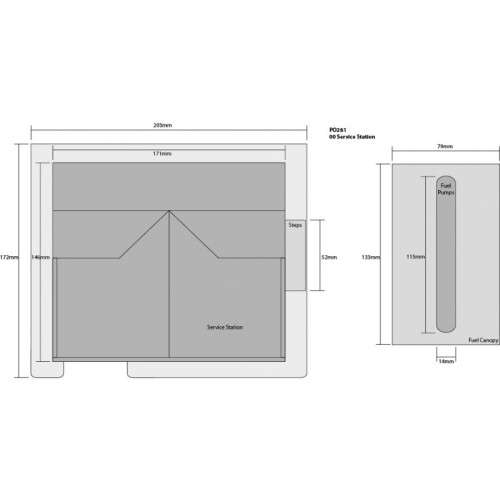 Metcalfe PO281 Service Station Kit OO/HO