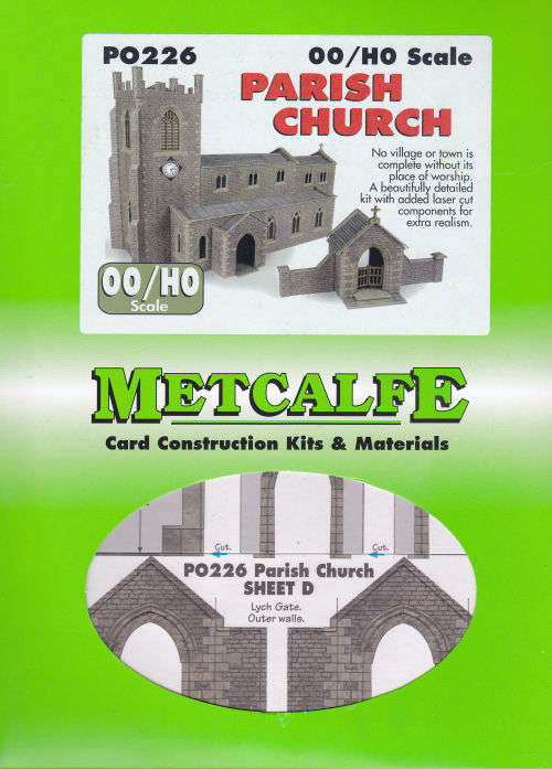 Metcalfe PO226 Parish Church Card Kit OO/HO