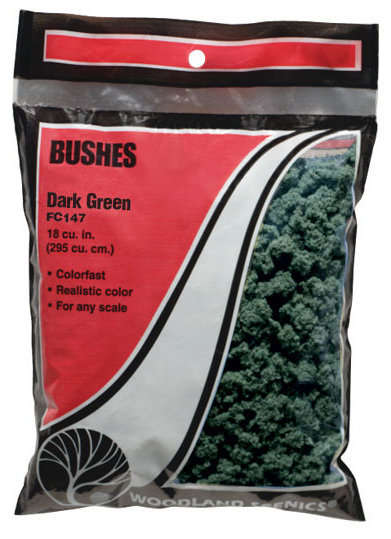 Woodland Scenics Bushes - Dark Green (FC147)