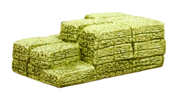 Harburn Hamlet (CG210) - Hay bales stack rectangular OO/HO