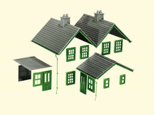 Peco LK-78 Windows, Doors, Gutters & Downpipes (OO/HO)