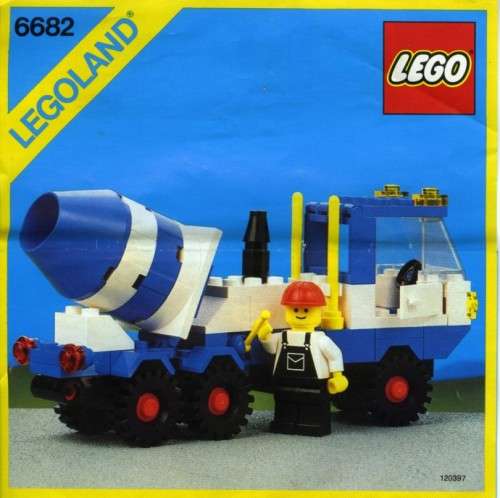 Lego #6682 Cement Mixer (Set from 1985)