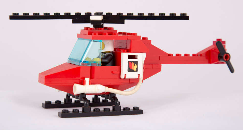 Lego #6657 Fire Patrol Copter (Set from 1985)