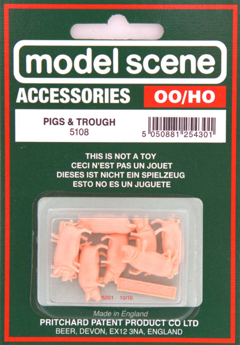 Peco 5108 Pigs & Trough (OO/HO)