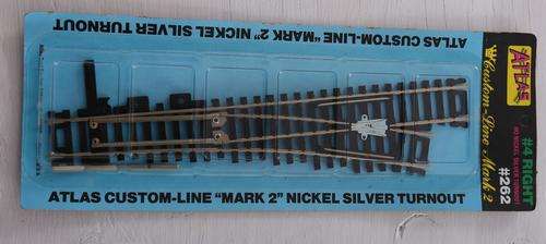 Atlas Mark 2 Nickel Silver Turnout #4 Right (#262) OO/HO