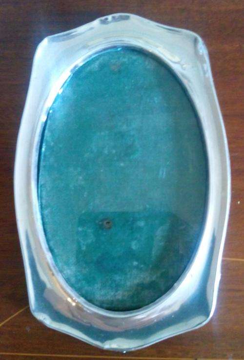 Elegance epitomised-large hallmarked sterling silver frame-100years old next year!