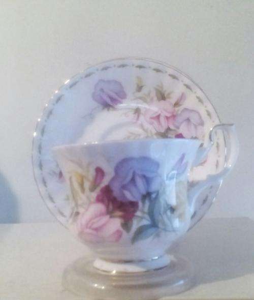 Royal Albert 'April' birthday tea trio