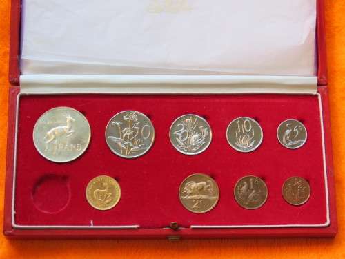 1971 LONG PARTIAL PROOF SET WITH GOLD R1 & HALF CENT