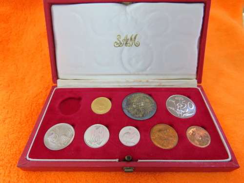 1967 Partial PROOF SET with GOLD R1