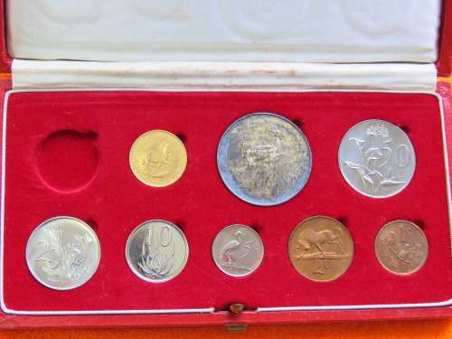 1967 Partial PROOF SET with GOLD R1