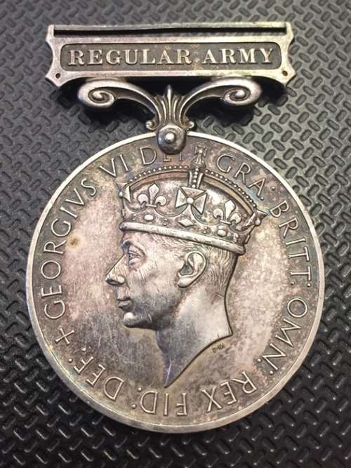 KGVI BRITISH LONG SERVICE & GOOD CONDUCT MEDAL to ROYAL ARMY ORDNANCE CORPS