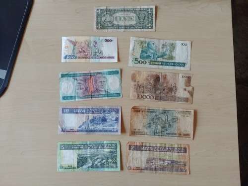 Various Circulated Bank Notes from World War 2 and later.