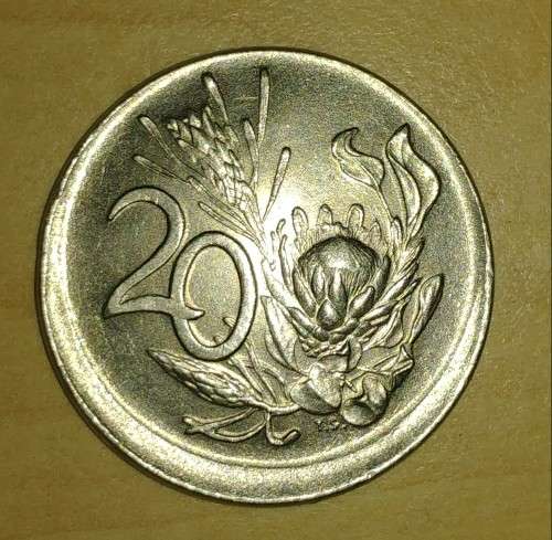 Fantastic Looking 1971 Twenty (20) Cent "error - off center strike"