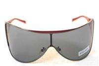 BRAND NEW 100% AUTHENTIC POLICE S2999VN 598V UNISEX POLARIZED SUNGLASSES - GUNMETAL w/ RED