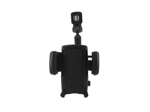Car Charger Holder With Dual Usb Port & One Cigarette Lighter