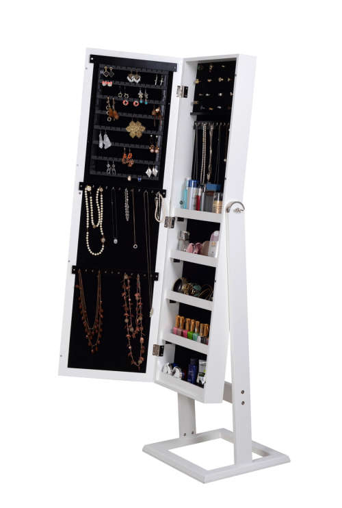Full Length Dressing Jewellery Cabinet with Mirror