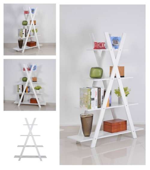 4 Layer Ladder Bookshelf