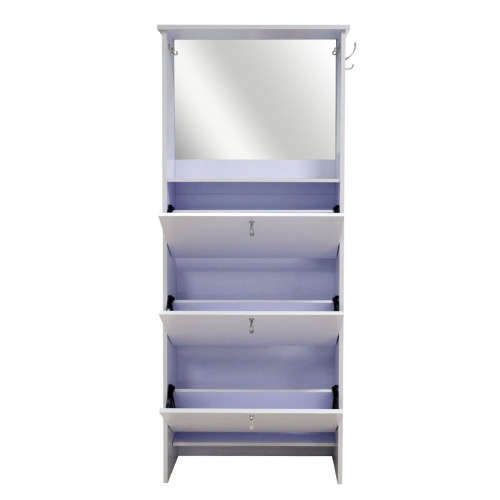 3 Door Shoe Cabinet With  Dressing Mirror