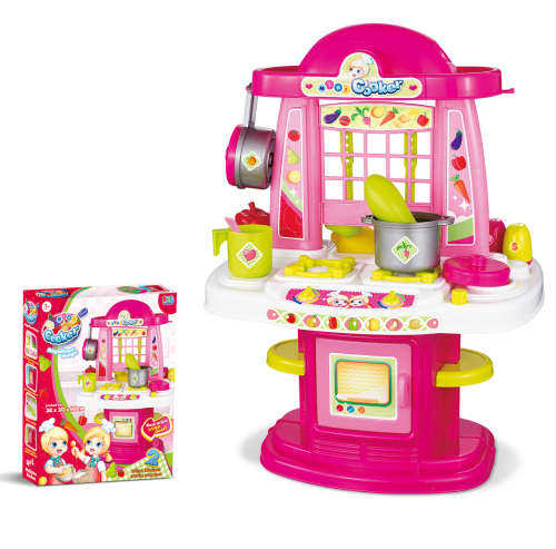 4 in 1 Cooker Plastic Kitchen Set for Girls