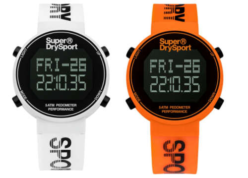 Superdry Watch WDF Digi Pedometer