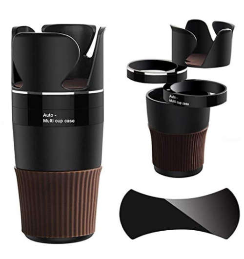 ADJUSTABLE AUTO MULTI CUP HOLDER 5 IN1 HOLDER