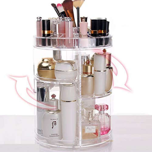 3D ROTATING FRAME COSMETIC STORAGE