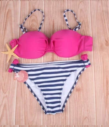 Pretty in Pink Push Up Bikini