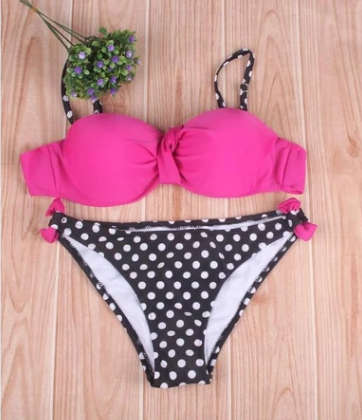 Pretty in Pink Push Up Bikini