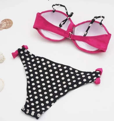 Pretty in Pink Push Up Bikini