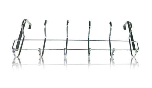 Chrome 12 Hook Over The Door Hanger