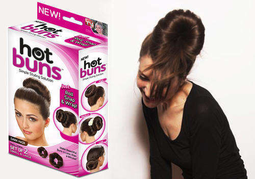 Hot Buns Simple Styling Solution (Dark Hair)- Set of 2