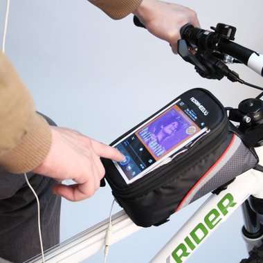 BICYCLE FRAME BAG FOR CELL PHONE (SMALL)