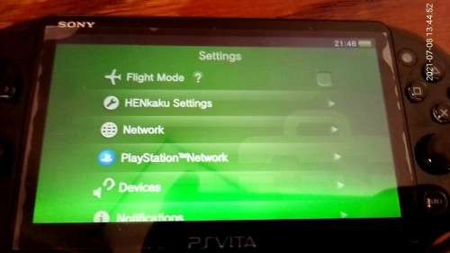 PS-Vita slim (WiFI pch 2016) custom firmware (henkaku enzo 3.60)