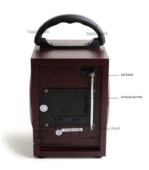 Bluetooth Speaker Wood Finish